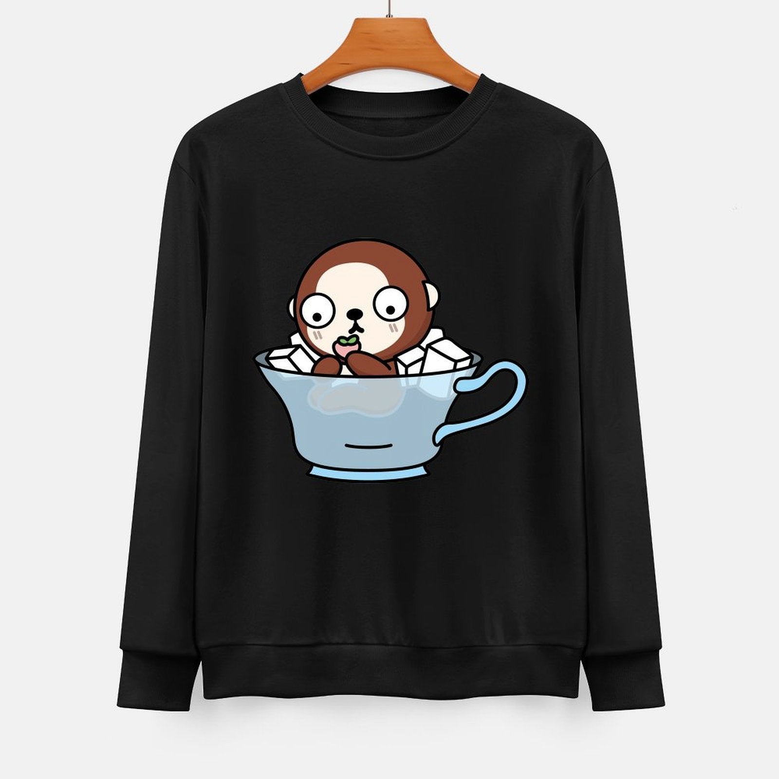 Front Patterned Long Sleeve TopTrueStyle Urban